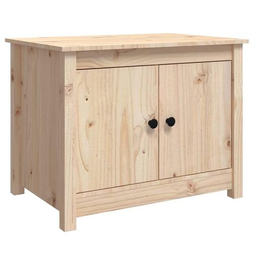 Sofabord 71x49x55 cm massivt fyrretræ