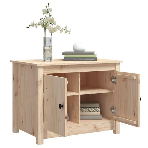 Sofabord 71x49x55 cm massivt fyrretræ