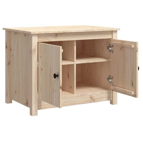 Sofabord 71x49x55 cm massivt fyrretræ
