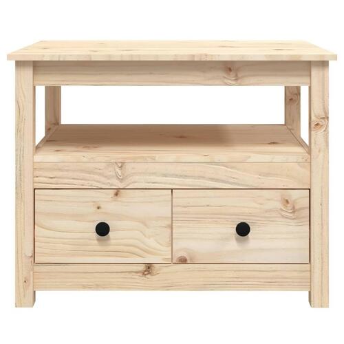 Sofabord 71x49x55 cm massivt fyrretræ