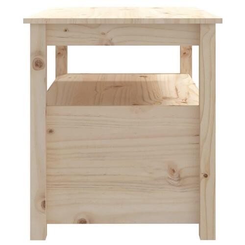Sofabord 71x49x55 cm massivt fyrretræ