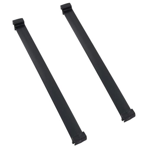 Høj plantekasse 60x25x46 cm PP-rattan antracitgrå