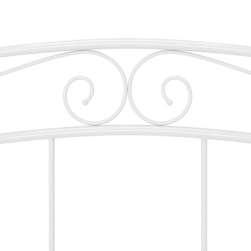 Sengestel 160x200 cm metal hvid