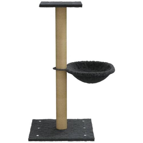 Kradsetræ med sisalkradsestolpe 74 cm mørkegrå