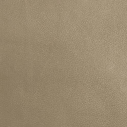 Fodskammel 60x60x36 cm kunstlæder cappuccino