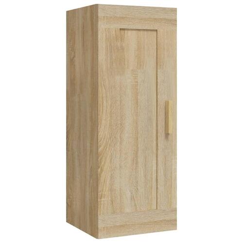 Vægskab 35x34x90 cm konstrueret træ sonoma-eg