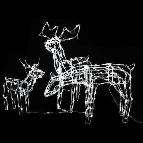 Julelysdisplay i 3 dele Rensdyr 229 LED'er