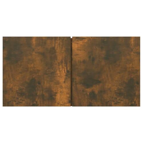Tv-skabe 2 stk. 60x30x30 cm konstrueret træ røget egetræ