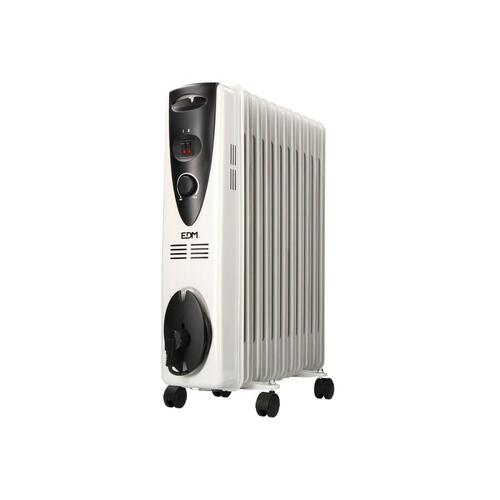 Olieradiator (11 kamre) EDM 07123 Hvid 2500 W