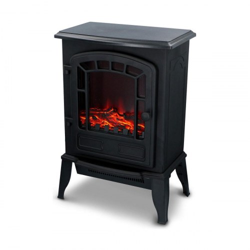 Classic Fire Torino elektrisk dekorationspejs - sort, 2000 W (56,5 × 24 × 38 cm)