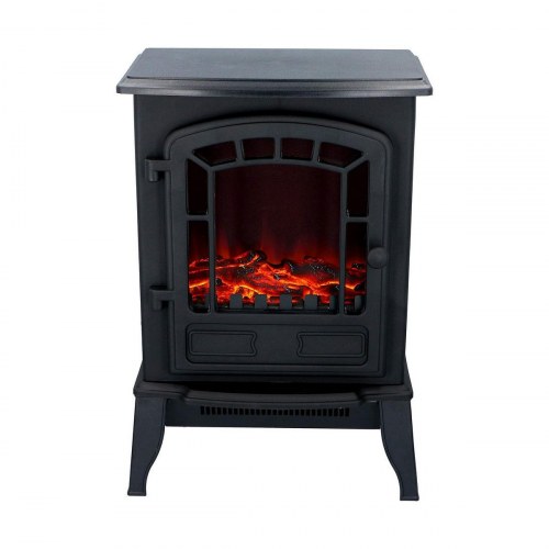 Classic Fire Torino elektrisk dekorationspejs - sort, 2000 W (56,5 × 24 × 38 cm)