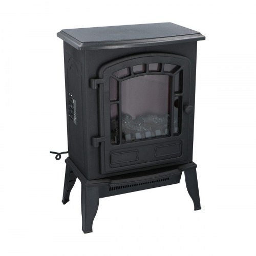 Classic Fire Torino elektrisk dekorationspejs - sort, 2000 W (56,5 × 24 × 38 cm)