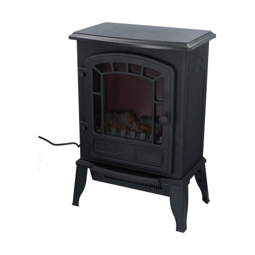 Classic Fire Torino elektrisk dekorationspejs - sort, 2000 W (56,5 × 24 × 38 cm)