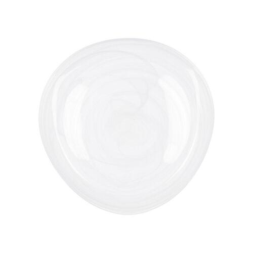 Flad Plade Quid Boreal Hvid Glas Ø 30 cm (6 enheder) (Pack 6x)