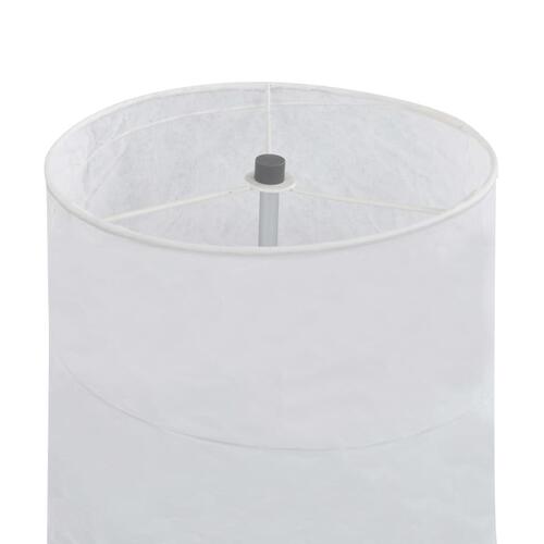 Gulvlampe med fod 121 cm E27 hvid