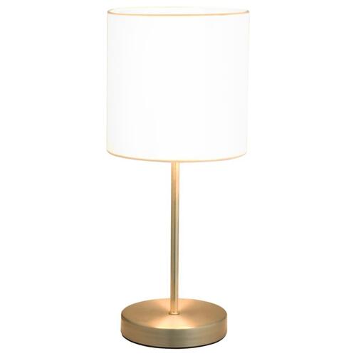 Bordlamper 2 stk. touch-knap E14 hvid