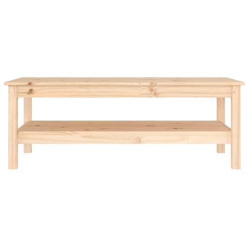 Sofabord 110x50x40 cm massivt fyrretræ