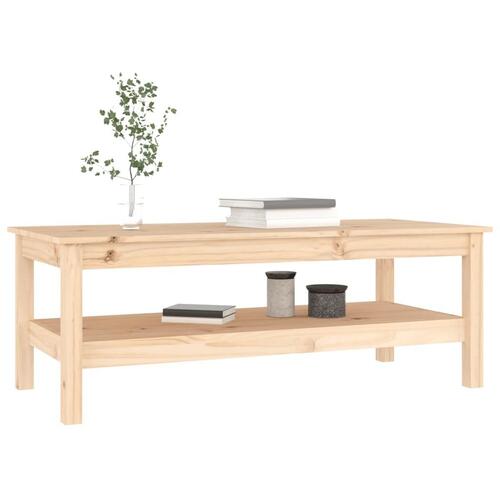 Sofabord 110x50x40 cm massivt fyrretræ