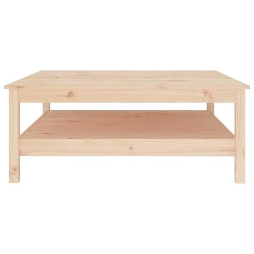 Sofabord 100x100x40 cm massivt fyrretræ