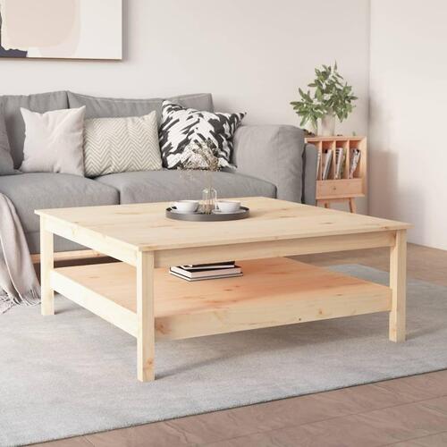 Sofabord 100x100x40 cm massivt fyrretræ