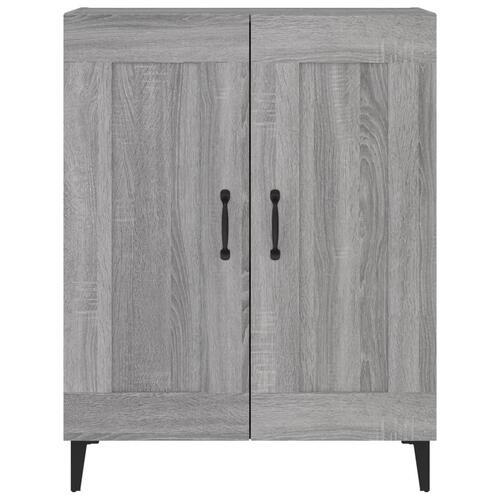 Skænk 69,5x34x90 cm konstrueret træ grå sonoma-eg