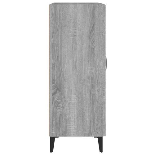 Skænk 69,5x34x90 cm konstrueret træ grå sonoma-eg