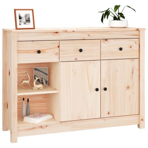 Skænk 100x35x74 cm massivt fyrretræ