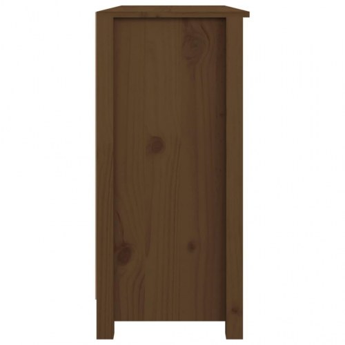 Skænk 100×35×74 cm i massivt fyrretræ - gyldenbrun