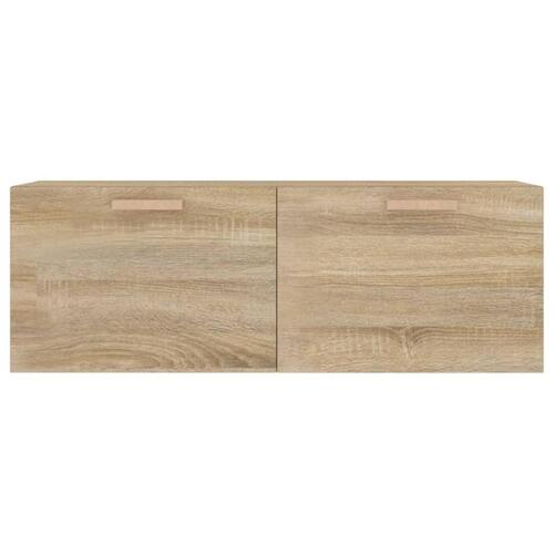 Vægskab 100x36,5x35 cm konstrueret træ sonoma-eg