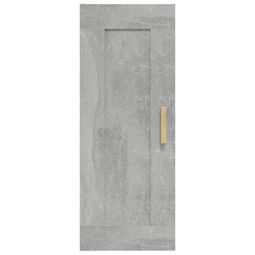 Vægskab 35x34x90 cm konstrueret træ betongrå