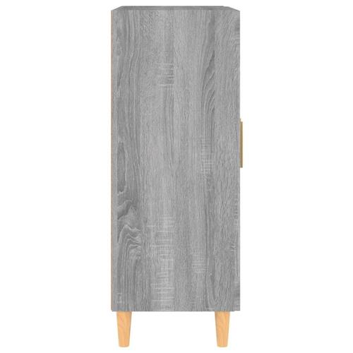 Skænk 69,5x34x90 cm konstrueret træ grå sonoma-eg