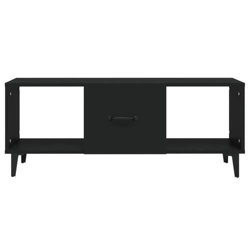 Sofabord 102x50x40 cm konstrueret træ sort