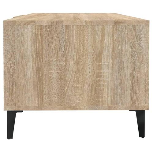 Sofabord 102x50x40 cm konstrueret træ sonoma-eg