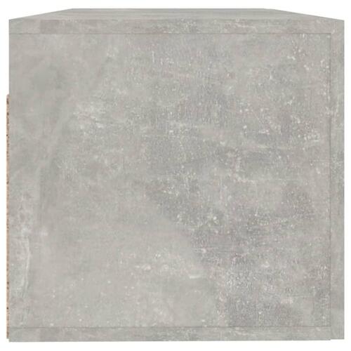 Vægskab 100x36,5x35 cm konstrueret træ betongrå