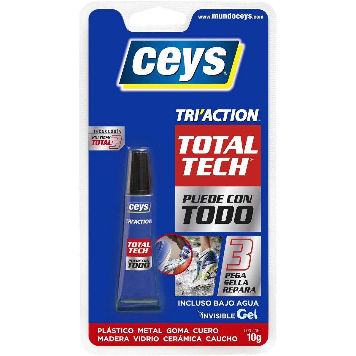 Ceys Tri'Action Universal lim - 10 g gennemsigtig