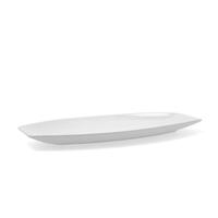 Fad Quid Gastro Keramik Hvid (40 x 17,5 x 3,5 cm) (Pack 4x)