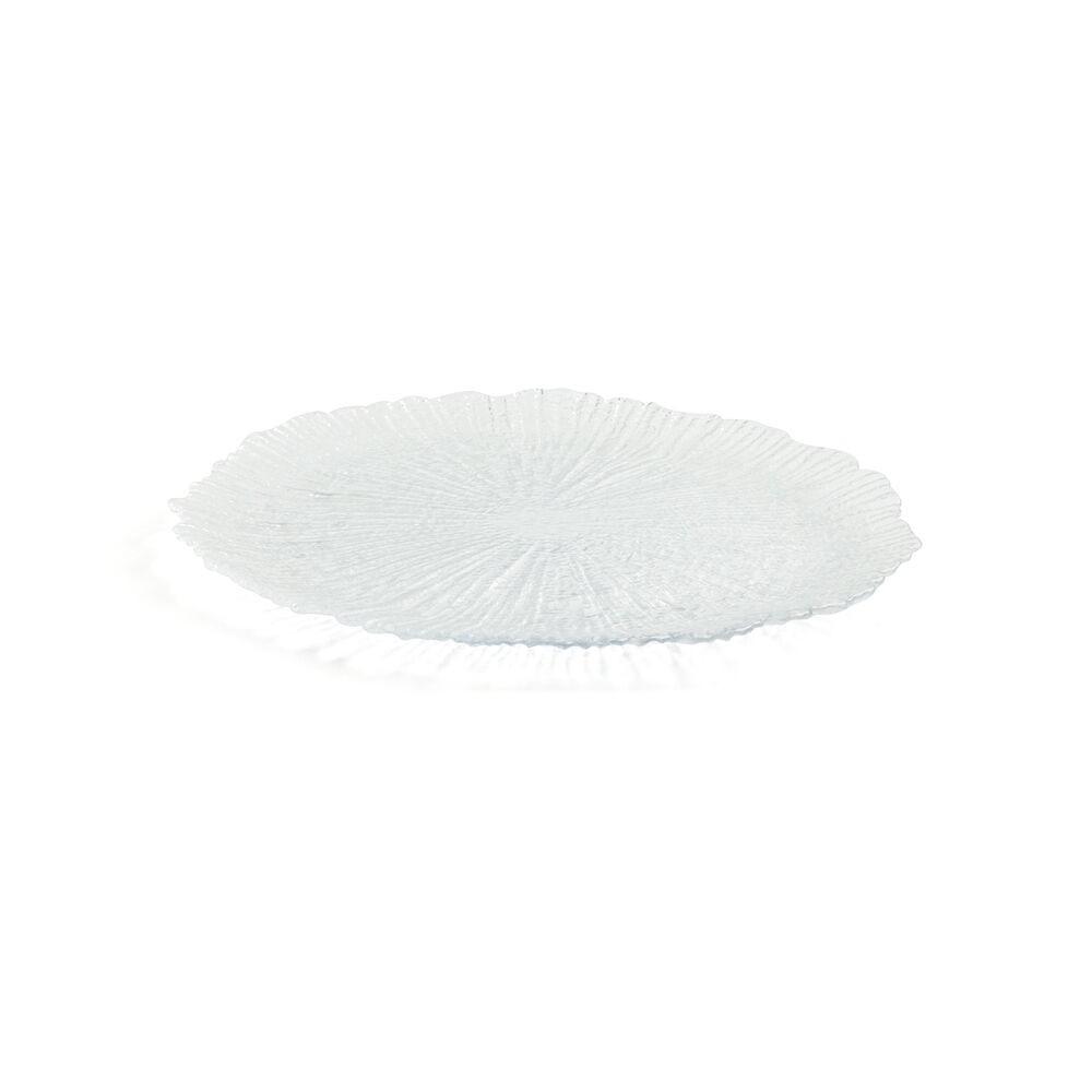 Mar De Viento middagstallerken i gennemsigtigt glas Ø 32 cm - sæt á 6