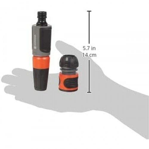 Gardena slangetilbehør sæt 18288-20 - vandings kit, 1/2"-5/8", grå/orange