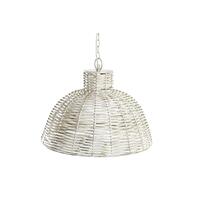 Loftslampe 38 x 28 x 24 cm Gylden Hvid Jern 50 W