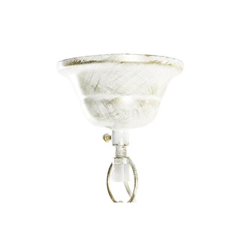 Loftslampe 38 x 28 x 24 cm Gylden Hvid Jern 50 W