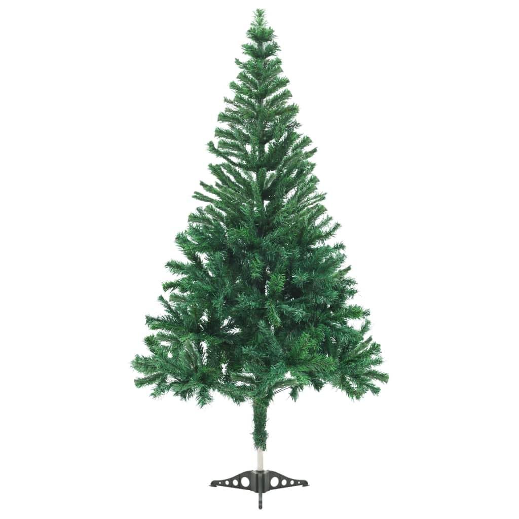 Kunstigt juletræ med fod 150 cm 380 grene