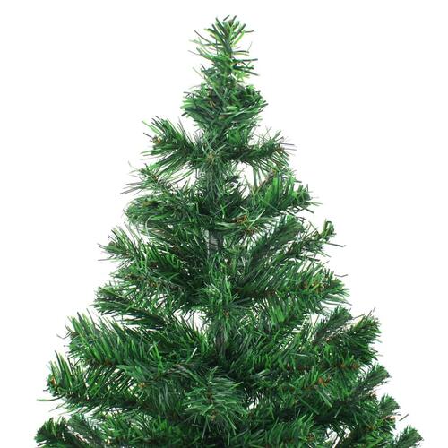 Kunstigt juletræ med fod 150 cm 380 grene