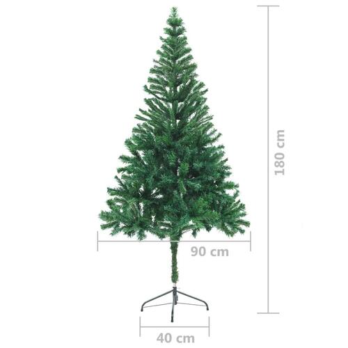 Kunstigt juletræ med fod 180 cm 564 grene