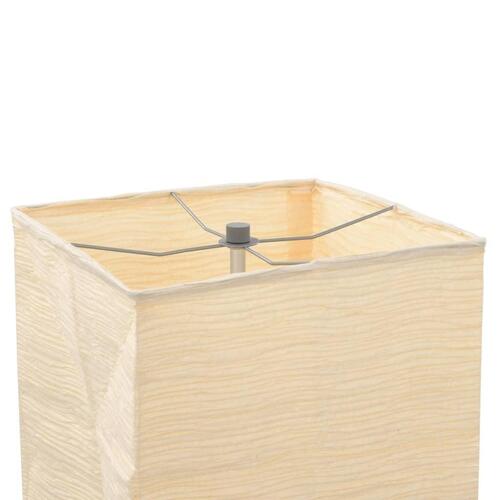 Standerlampe med stålfod 135 cm beige