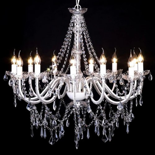 Lysekrone Maria Theresa - 12 arme, klar glas krystal