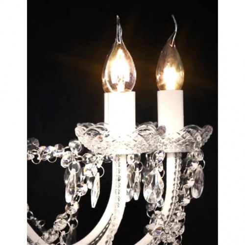 Lysekrone Maria Theresa - 12 arme, klar glas krystal