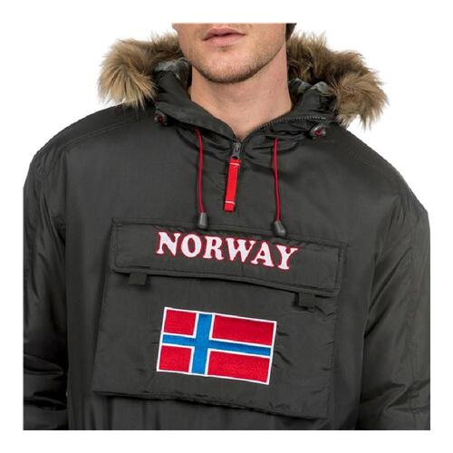 Sportsjakke til Mænd Alphaventure Noreg Sort S