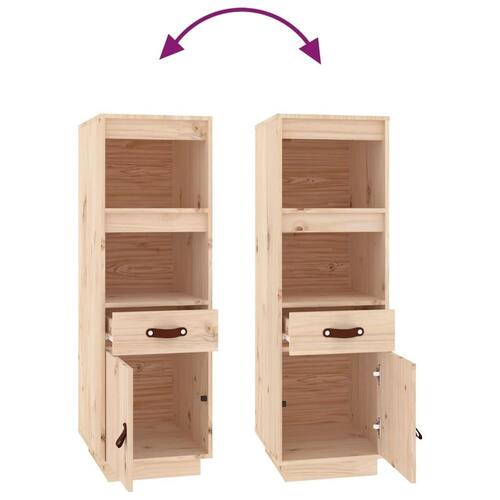 Højskab 34x40x108,5 cm massivt fyrretræ