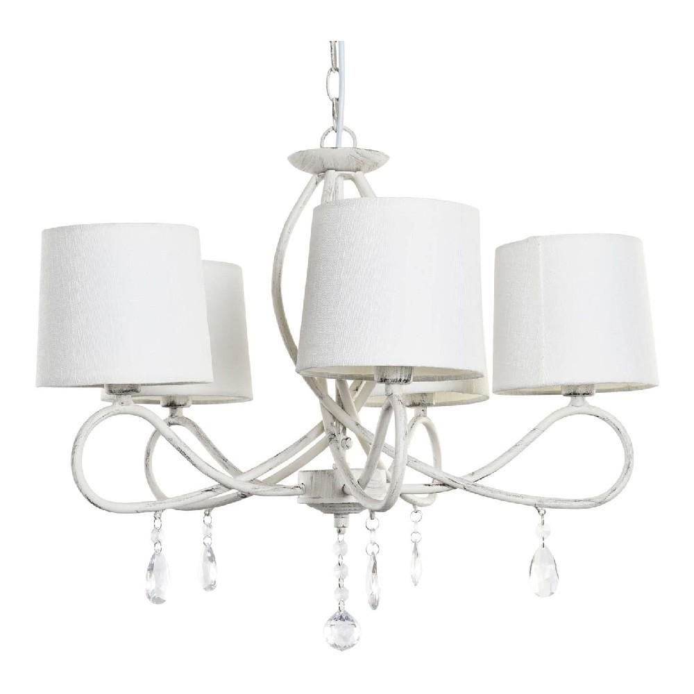 Loftslampe Hvid Multifarvet Gennemsigtig Metal 25 W Shabby Chic 220 V 54 x 54 x 37 cm