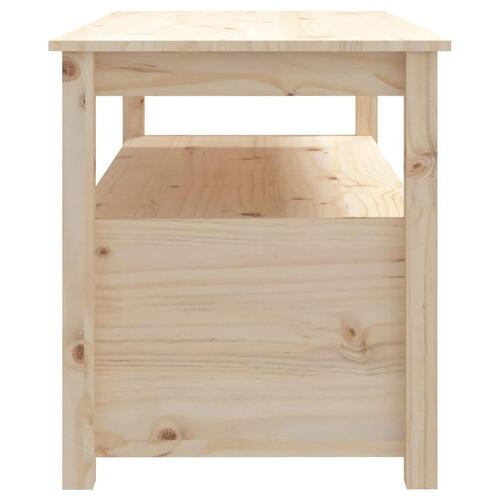 Sofabord 102x49x55 cm massivt fyrretræ